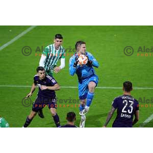 Azbe Jug at Pivovarna Union Slovenian Cup match between Olimpija and Maribor in Celje on May 6, 2023