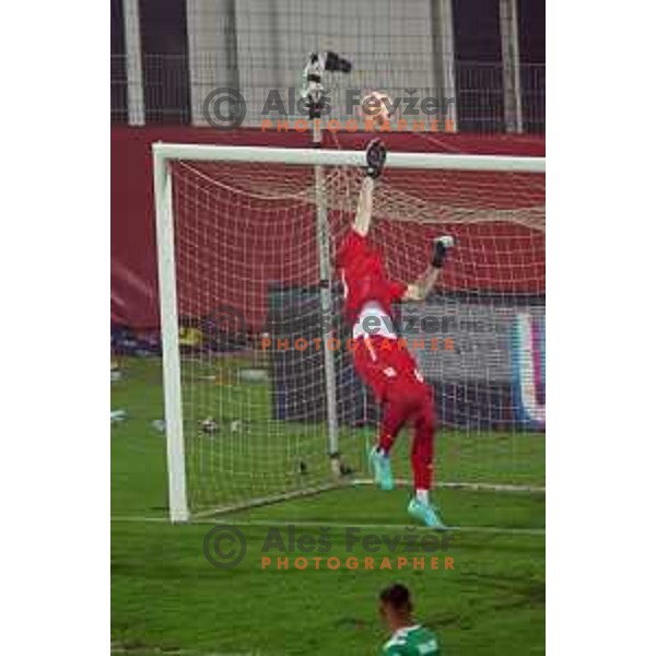 Matevz Vidovsek in action during Pivovarna Union Slovenian Cup match between Olimpija and Maribor in Celje on May 6, 2023