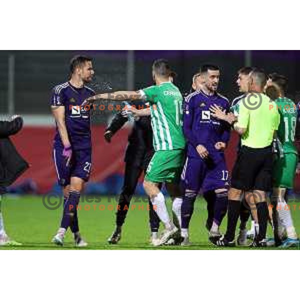 Referee Bojan Mertik during Pivovarna Union Slovenian Cup match between Olimpija and Maribor in Celje on May 6, 2023