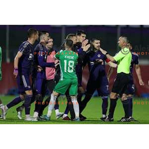Referee Bojan Mertik during Pivovarna Union Slovenian Cup match between Olimpija and Maribor in Celje on May 6, 2023