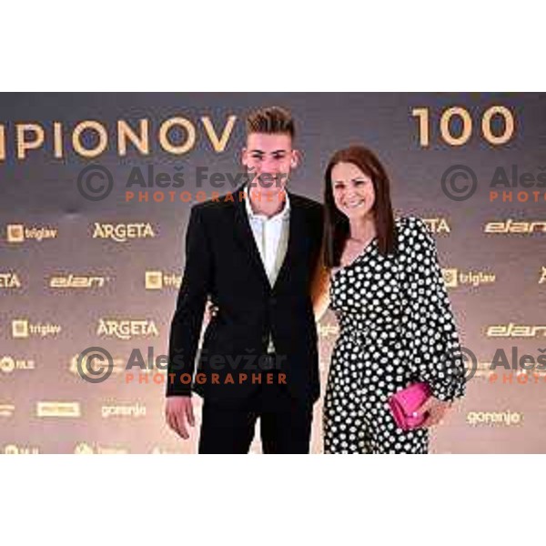 Timi Zajc during Gala event The Night of the Champions in Ljubljana, Slovenia on May 9, 2023