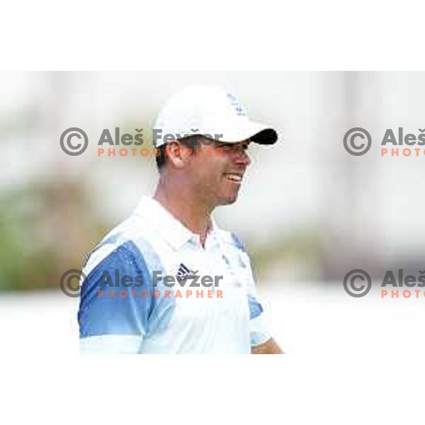 plays in the third round of the Olympic Golf tournament at Kasumigaseki Country Club at Tokyo 2020 Summer Olympic Games, Japan on July 31, 2021 