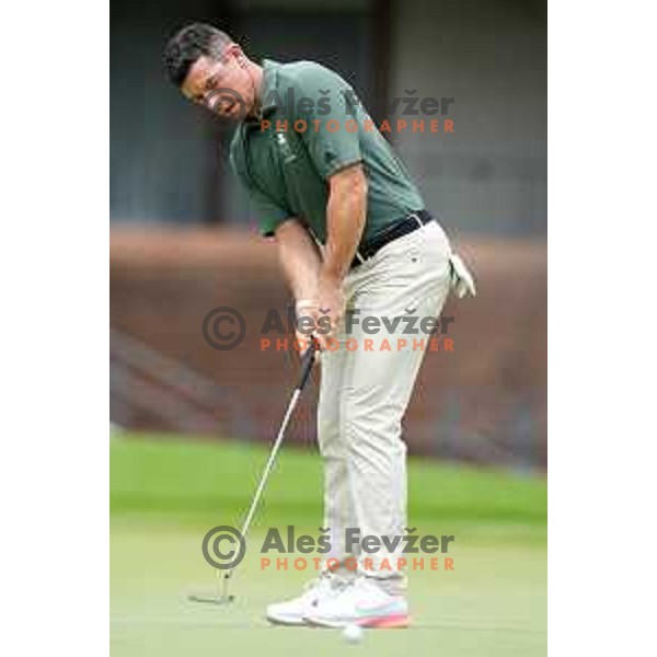 Rory McIlroy (NIR) plays in the third round of the Olympic Golf tournament at Kasumigaseki Country Club at Tokyo 2020 Summer Olympic Games, Japan on July 31, 2021
