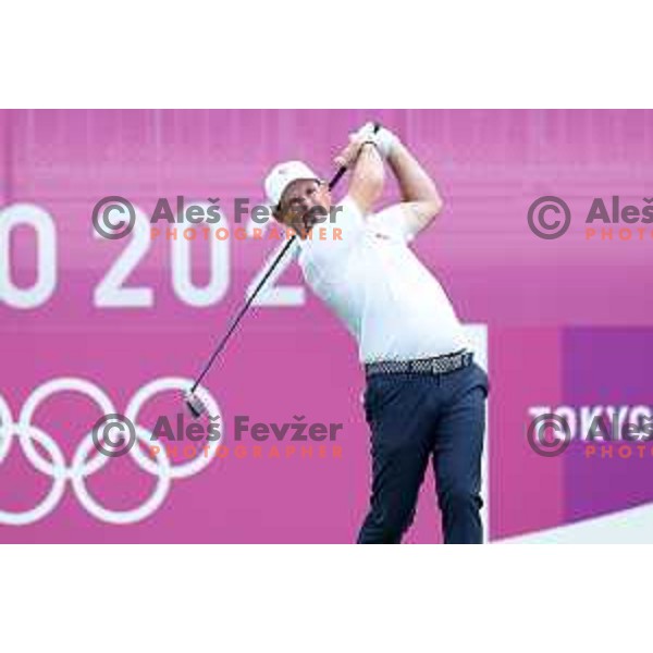 Rory Sabatini (SVK) plays in the third round of the Olympic Golf tournament at Kasumigaseki Country Club at Tokyo 2020 Summer Olympic Games, Japan on July 31, 2021