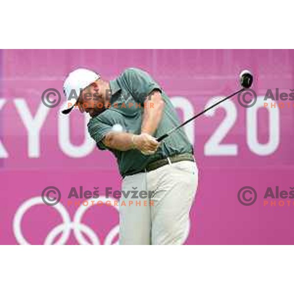 Shane Lowry (NIR) plays in the third round of the Olympic Golf tournament at Kasumigaseki Country Club at Tokyo 2020 Summer Olympic Games, Japan on July 31, 2021