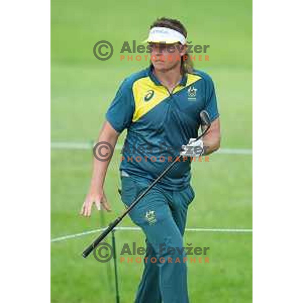 Cameron Smith (AUS) plays in the third round of the Olympic Golf tournament at Kasumigaseki Country Club at Tokyo 2020 Summer Olympic Games, Japan on July 31, 2021