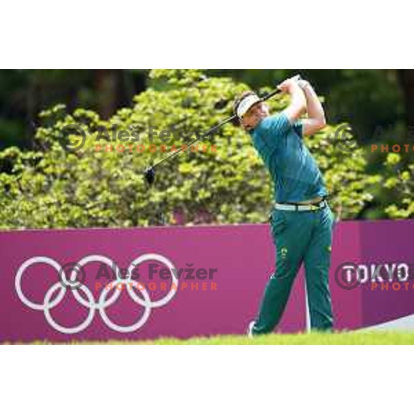 Cameron Smith (AUS) plays in the third round of the Olympic Golf tournament at Kasumigaseki Country Club at Tokyo 2020 Summer Olympic Games, Japan on July 31, 2021