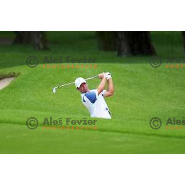 plays in the third round of the Olympic Golf tournament at Kasumigaseki Country Club at Tokyo 2020 Summer Olympic Games, Japan on July 31, 2021 