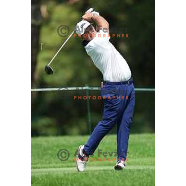 plays in the third round of the Olympic Golf tournament at Kasumigaseki Country Club at Tokyo 2020 Summer Olympic Games, Japan on July 31, 2021 