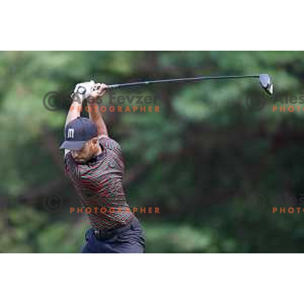 plays in the third round of the Olympic Golf tournament at Kasumigaseki Country Club at Tokyo 2020 Summer Olympic Games, Japan on July 31, 2021 