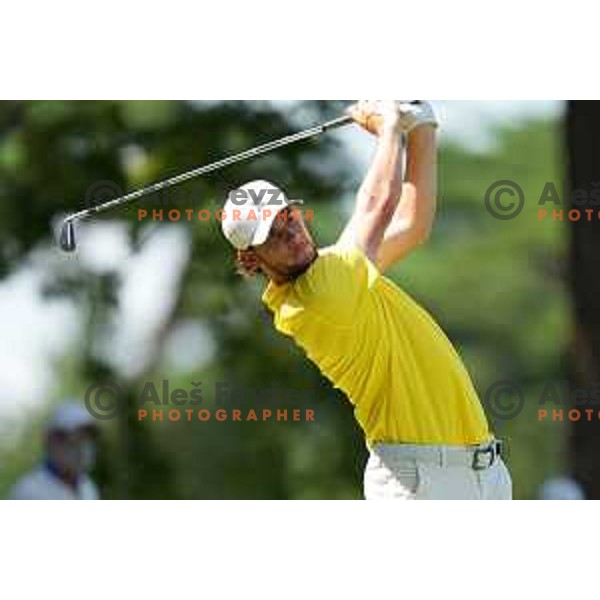 plays in second round of Olympic Golf tournament at Kasumigaseki Country Club at Tokyo 2020 Summer Olympic Games, Japan on July 31, 2021