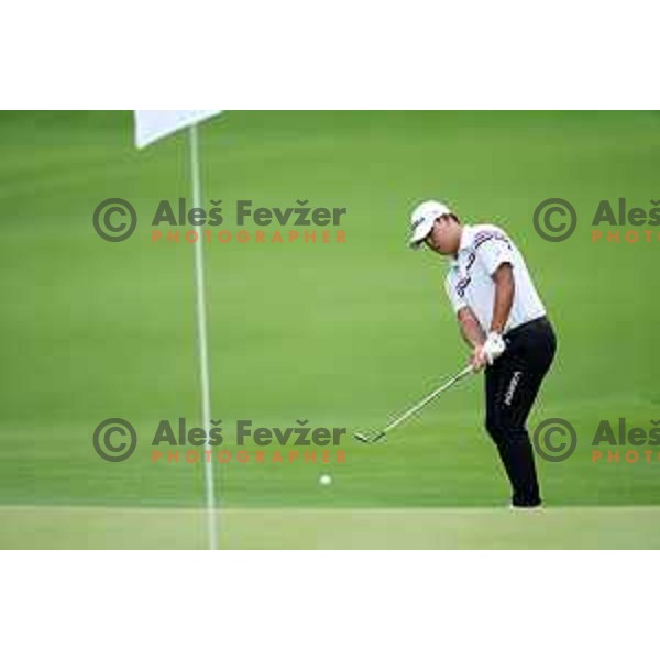 plays in second round of Olympic Golf tournament at Kasumigaseki Country Club at Tokyo 2020 Summer Olympic Games, Japan on July 31, 2021