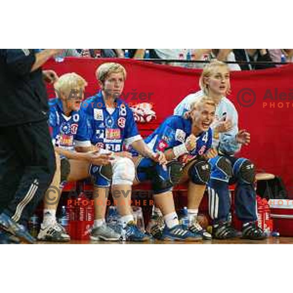 during The Final of EHF Champions League Women 2002-2003 between Krim ETA Neutro Roberts (SLO) and L\'Eliana Valencia (ESP) in Kodeljevo Hall, Ljubljana, Slovenia on May 17, 2003