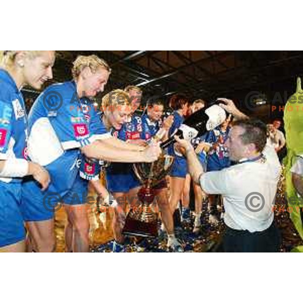 during The Final of EHF Champions League Women 2002-2003 between Krim ETA Neutro Roberts (SLO) and L\'Eliana Valencia (ESP) in Kodeljevo Hall, Ljubljana, Slovenia on May 17, 2003