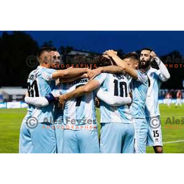 in action during Prva Liga Telemach 2022-2023 football match between Gorica and Tabor Sezana in Nova Gorica on May 19, 2023