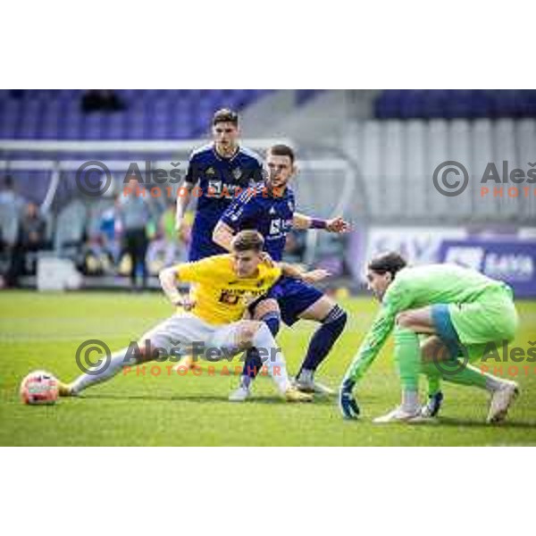 in action during Prva liga Telemach football match between Maribor and Bravo in Ljudski vrt, Maribor, Slovenia on May 20, 2023. Photo: Jure Banfi