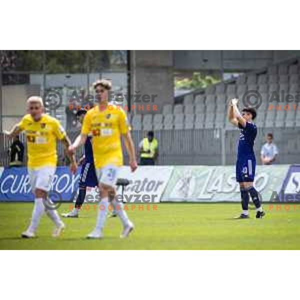 in action during Prva liga Telemach football match between Maribor and Bravo in Ljudski vrt, Maribor, Slovenia on May 20, 2023. Photo: Jure Banfi