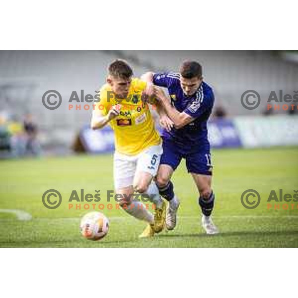 vs Ivan Brnic in action during Prva liga Telemach football match between Maribor and Bravo in Ljudski vrt, Maribor, Slovenia on May 20, 2023. Photo: Jure Banfi