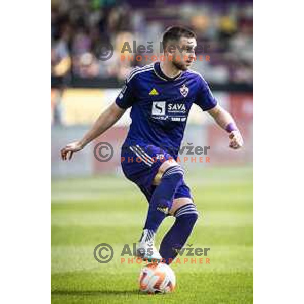Zan Vipotnik in action during Prva liga Telemach football match between Maribor and Bravo in Ljudski vrt, Maribor, Slovenia on May 20, 2023. Photo: Jure Banfi