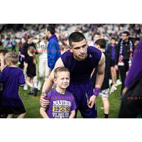 Zan Vipotnik during Prva liga Telemach football match between Maribor and Bravo in Ljudski vrt, Maribor, Slovenia on May 20, 2023. Photo: Jure Banfi