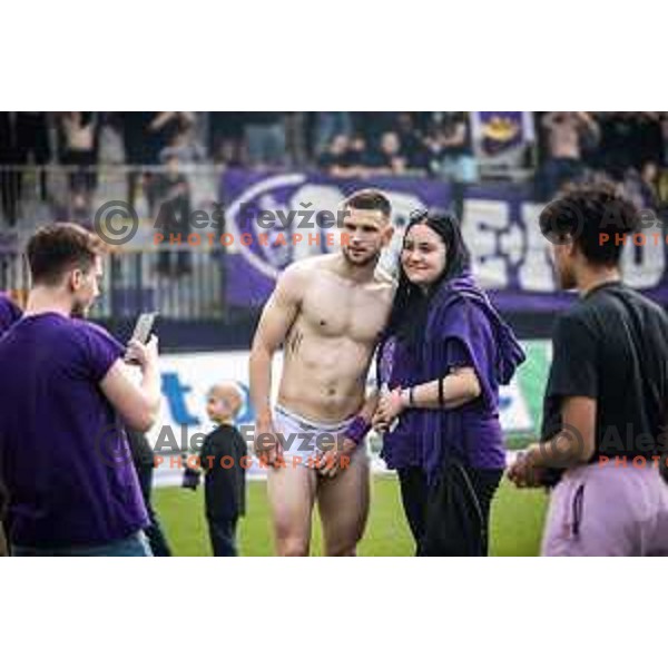 Zan Vipotnik during Prva liga Telemach football match between Maribor and Bravo in Ljudski vrt, Maribor, Slovenia on May 20, 2023. Photo: Jure Banfi