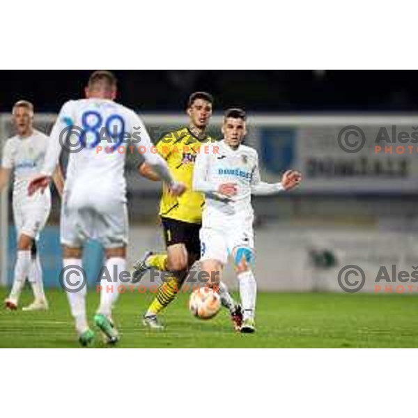 in action during Prva Liga Telemach 2022-2023 football match between Radomlje and Domzale in Domzale, Slovenia on May 20, 2023