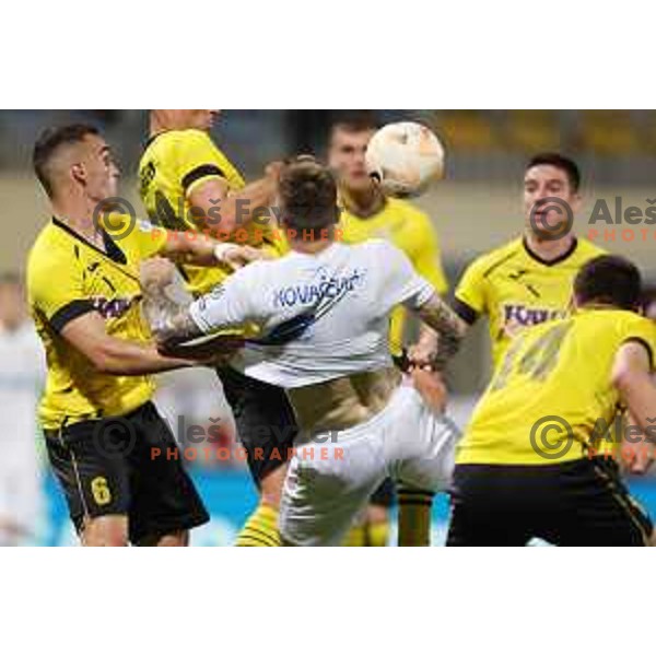 in action during Prva Liga Telemach 2022-2023 football match between Radomlje and Domzale in Domzale, Slovenia on May 20, 2023