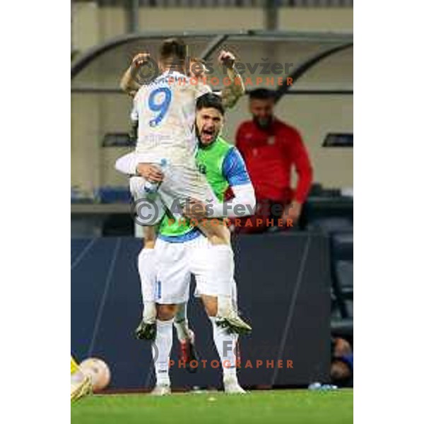 in action during Prva Liga Telemach 2022-2023 football match between Radomlje and Domzale in Domzale, Slovenia on May 20, 2023