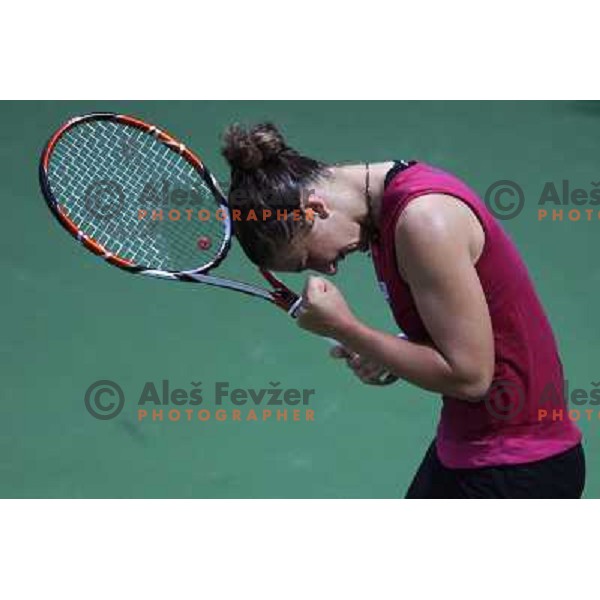 Sara Errani (ITA),winner of Banka Koper Slovenia Open WTA tennis tournament, Portoroz, 27.7.2008. Photo by Ales Fevzer 
