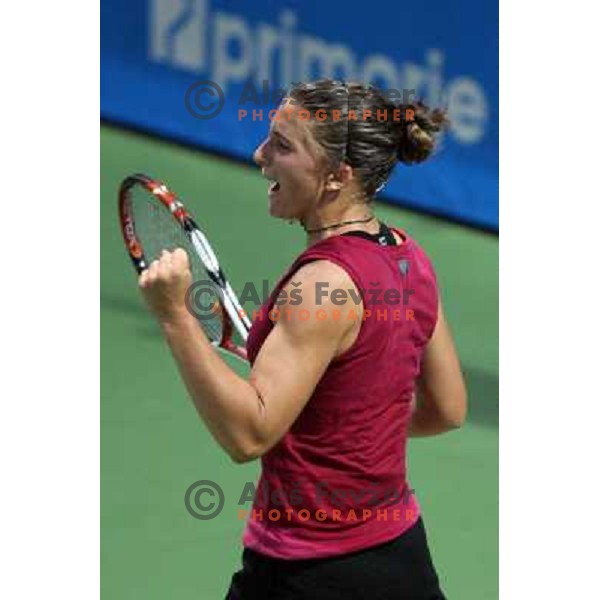 Sara Errani (ITA),winner of Banka Koper Slovenia Open WTA tennis tournament, Portoroz, 27.7.2008. Photo by Ales Fevzer 