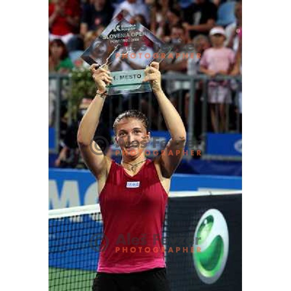 Sara Errani (ITA),winner of Banka Koper Slovenia Open WTA tennis tournament, Portoroz, 27.7.2008. Photo by Ales Fevzer 