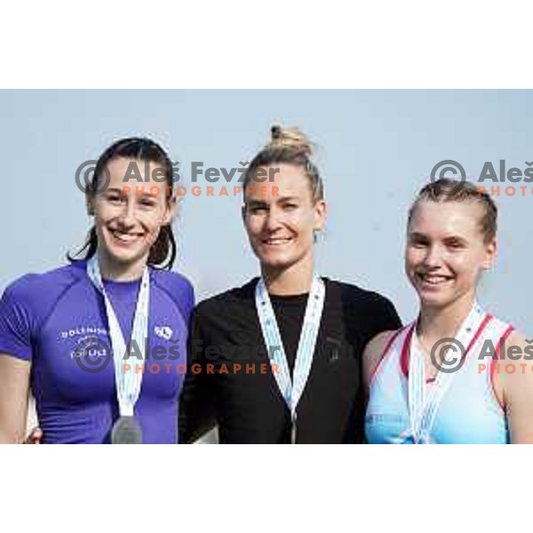 Neja Filipic, winner of Women\'s Long Jump at International Track and Field Meeting in Slovenska Bistrica, Slovenia on May 27, 2023