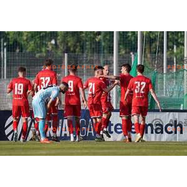 in action during Prva Liga Telemach play-off football match between Gorica and Aluminij in Nova Gorica on May 28, 2023