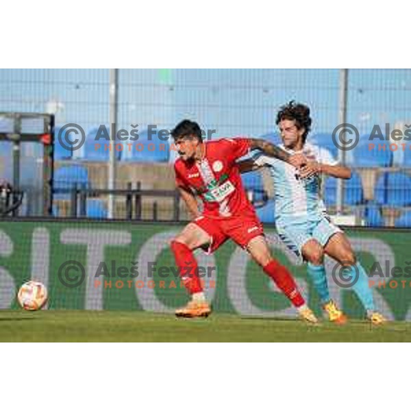 in action during Prva Liga Telemach play-off football match between Gorica and Aluminij in Nova Gorica on May 28, 2023