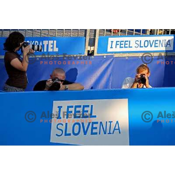 Photographers at work, Banka Koper Slovenia OPen, Portoroz 27.7.2008 