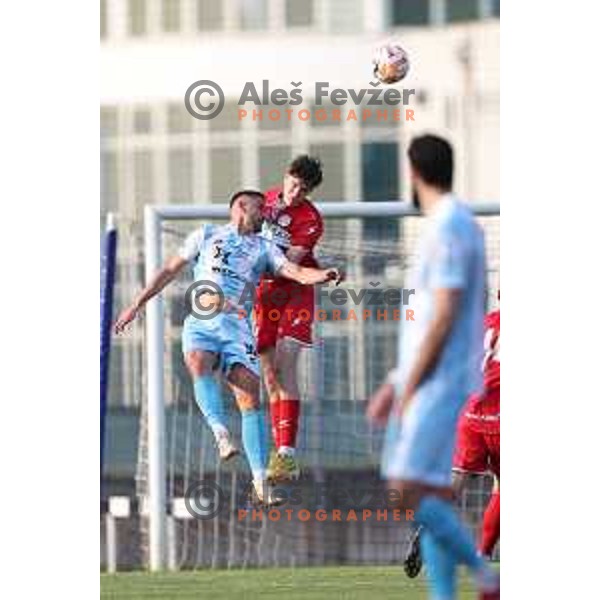 in action during Prva Liga Telemach play-off football match between Gorica and Aluminij in Nova Gorica on May 28, 2023