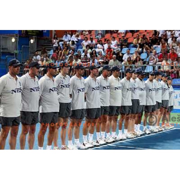 Referees at Banka Koper Slovenia Open in Portoroz 27.7.2008 