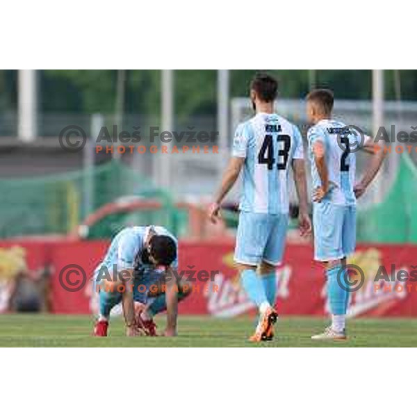 in action during Prva Liga Telemach play-off football match between Gorica and Aluminij in Nova Gorica on May 28, 2023