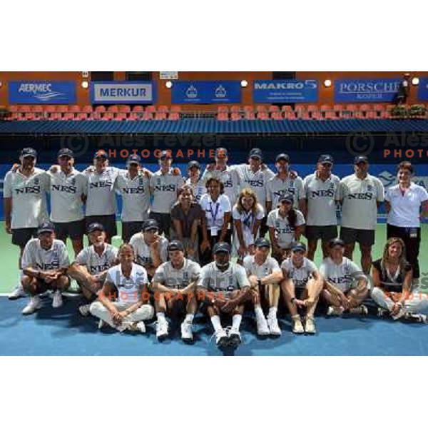 WTA officials with referees in Portoroz, Slovenia 27.7.2008 