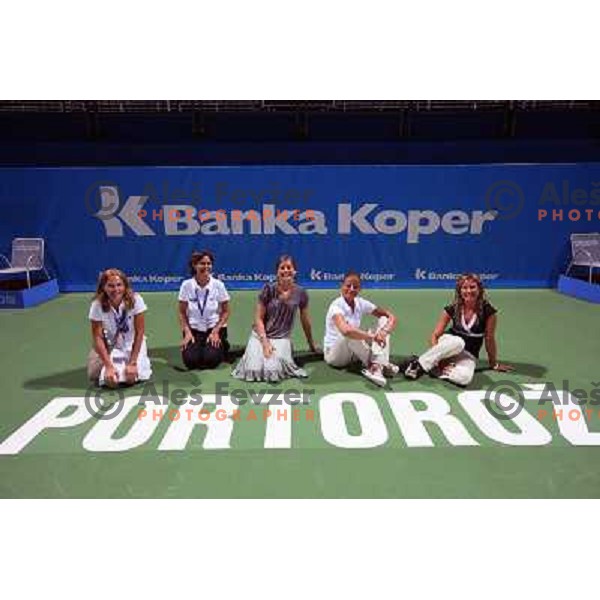 WTA officials, Portoroz , Slovenia 27.7.2008 