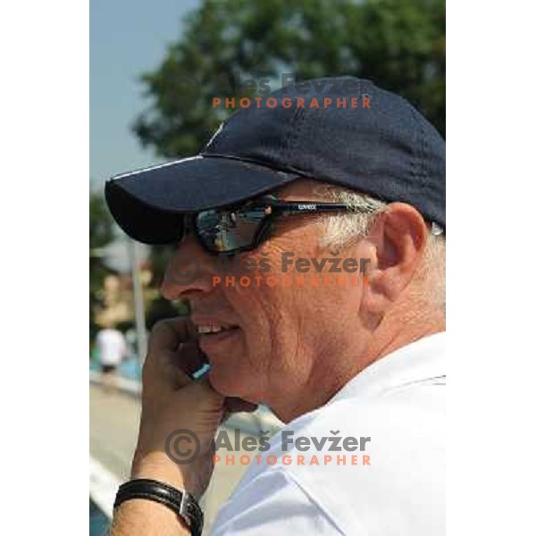 Vladimir Cermar ,delegation leader of the slovenian Olympic swimming team, at team practice session , Kodeljevo, Ljubljana , 28.07.2008 