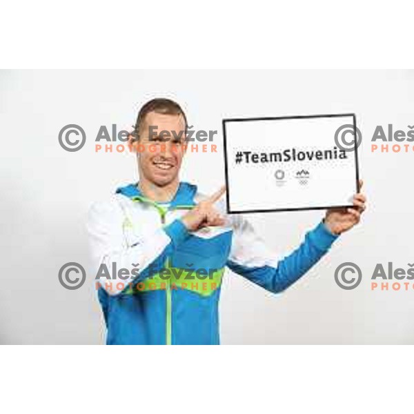 Tine Urnaut of Slovenia Olympic team candidates for Tokyo 2020 Summer Olympic games during Days of Slovenian Olympic Committee in hotel Bernardin, Portoroz, Slovenia on October 21, 2019