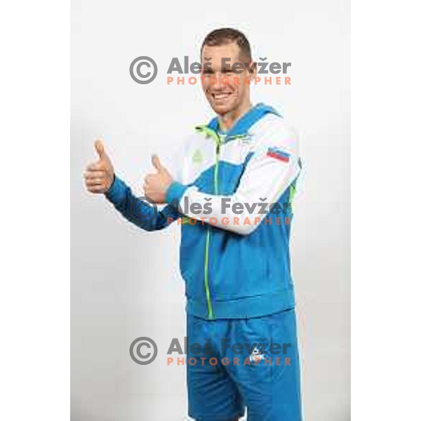 Tine Urnaut of Slovenia Olympic team candidates for Tokyo 2020 Summer Olympic games during Days of Slovenian Olympic Committee in hotel Bernardin, Portoroz, Slovenia on October 21, 2019