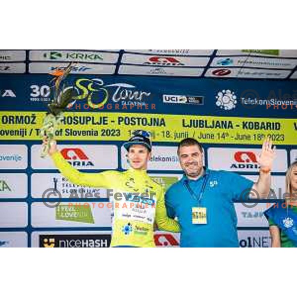 in action during Stage 2 of 29th Tour of Slovenia 2023 cycling race between Zalec and Ormoz in Slovenia on June 15, 2023. Photo: Jure Banfi