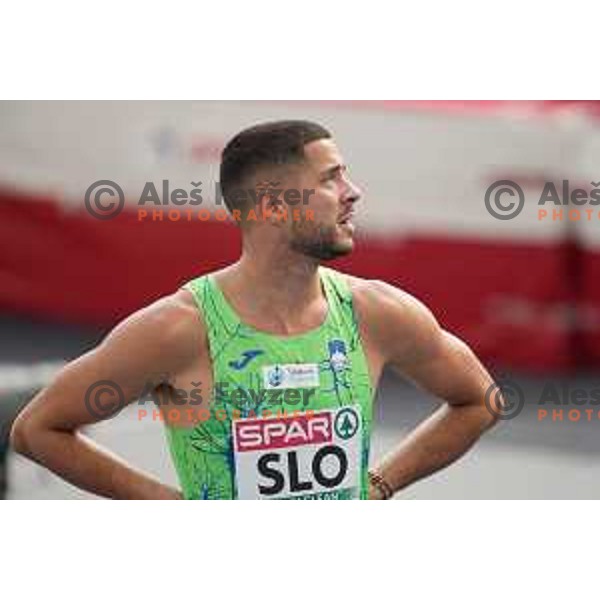 Filip Jakob Demsar (SLO) competes in Athletics European Team Championships in Katowice during European Games in Poland on June 21, 2023