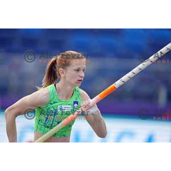 Tina Sutej (SLO) competes in Athletics European Team Championships in Katowice during European Games in Poland on June 21, 2023