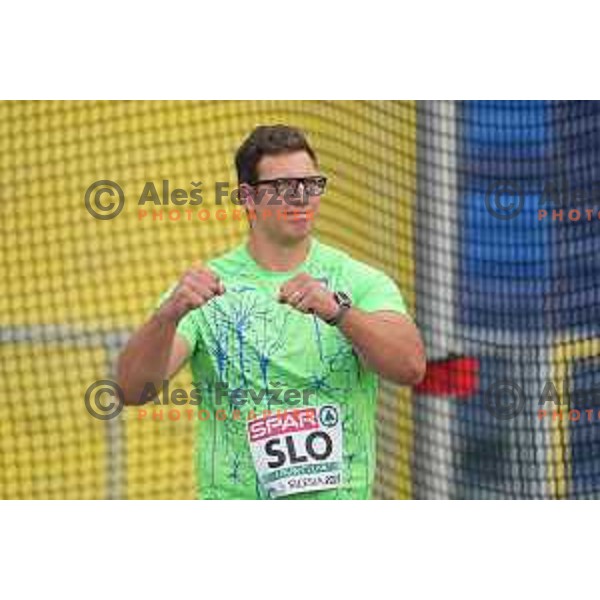 Kristjan Ceh (SLO) competes in Athletics European Team Championships in Katowice during European Games in Poland on June 21, 2023