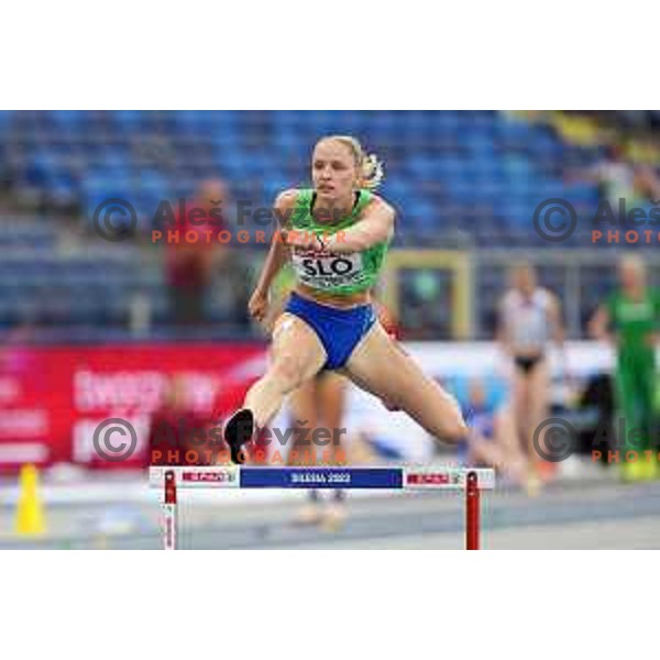 Agata Zupin (SLO) competes in Athletics European Team Championships in Katowice during European Games in Poland on June 21, 2023