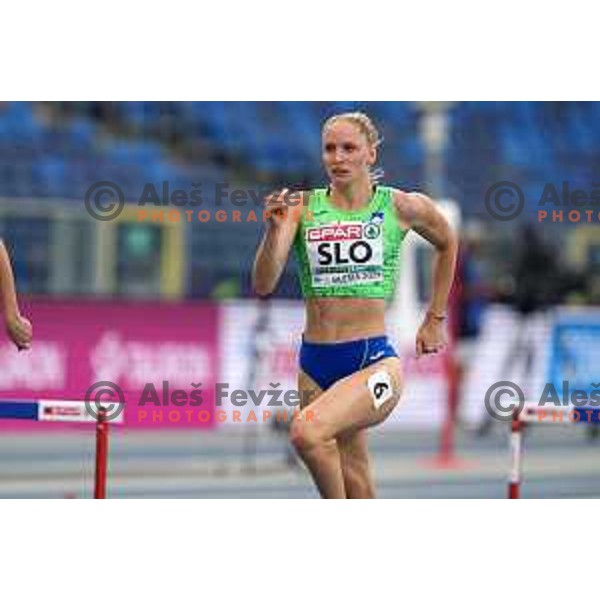 Agata Zupin (SLO) competes in Athletics European Team Championships in Katowice during European Games in Poland on June 21, 2023 