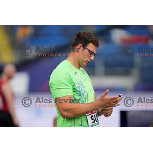 Kristjan Ceh (SLO) competes in Athletics European Team Championships in Katowice during European Games in Poland on June 21, 2023 